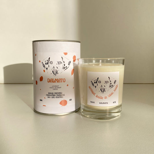 BOUGIE PARFUMÉE DALMATO red